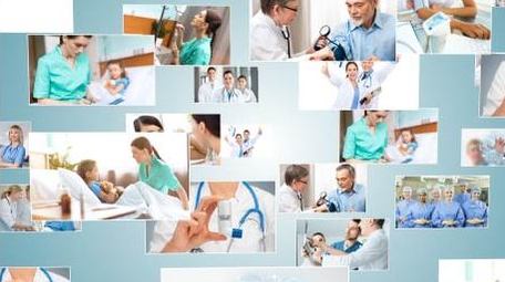 简约科技医疗图片汇聚宣传AE模板