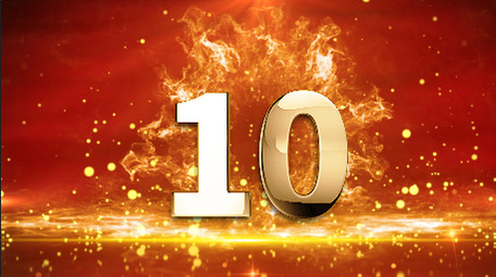 火焰10秒倒计时年会开场ae模板