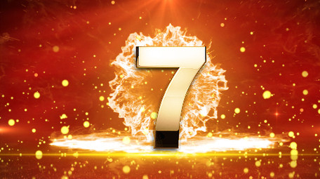 火焰10秒倒计时年会开场ae模板