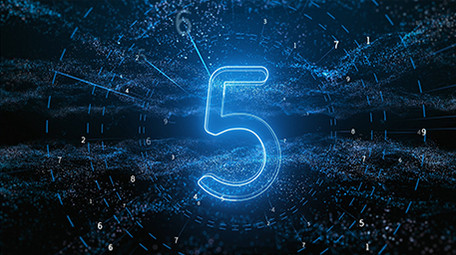 粒子空间企业年会倒计时图文回顾AE模板