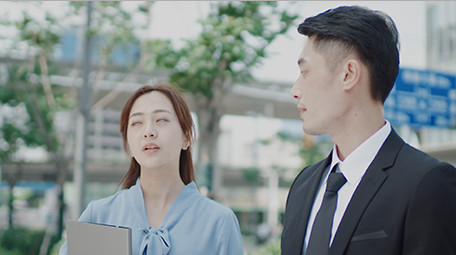 商务广告企业宣传实拍视频交流