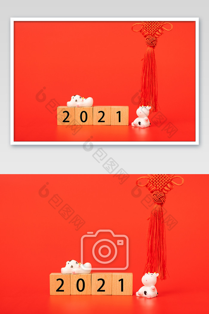 牛年2021年吉祥年摄影图