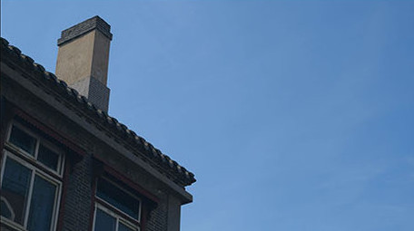 唯美<strong>乡村</strong>老建筑电线杆流云空镜头