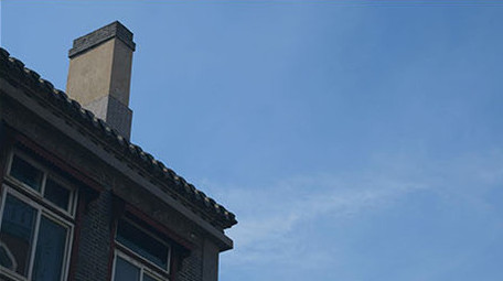 唯美<strong>乡村</strong>老建筑电线杆流云空镜头