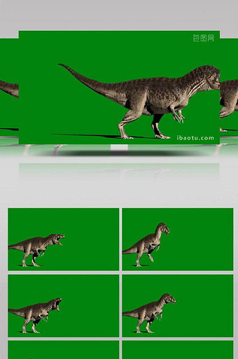 抠像绿幕食肉恐龙小恐龙合成图片