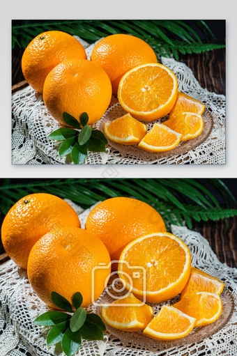 新鲜水果橙子摄影图图片
