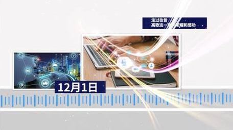 简约科技企业时间线宣传pr模板