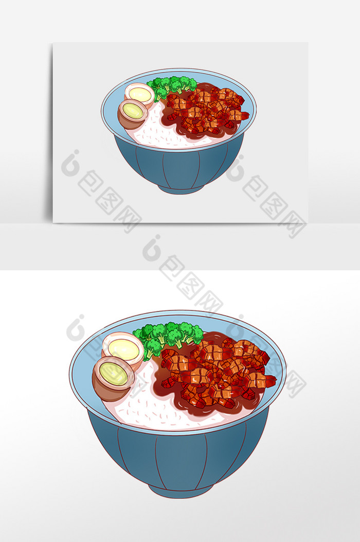 美味食物卤肉饭盖饭图片图片