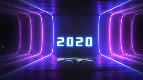 霓虹灯双十一广告促销快闪AE模板