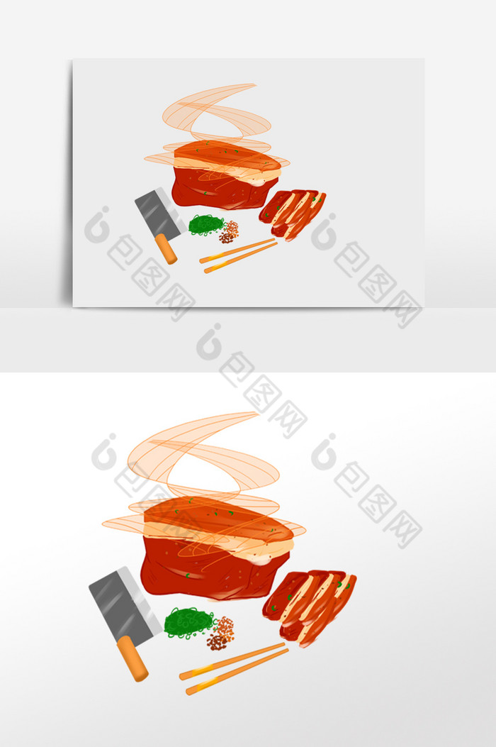 食物腊肉块图片图片