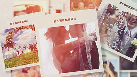 多图婚礼婚庆相册AE模板