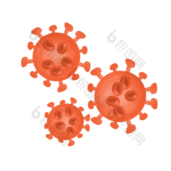 预防艾滋病红色病毒元素小动画gif动图