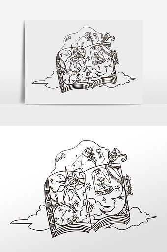 线描书中奥秘知识