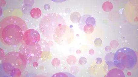 唯美清新绚丽粒子爱情背景