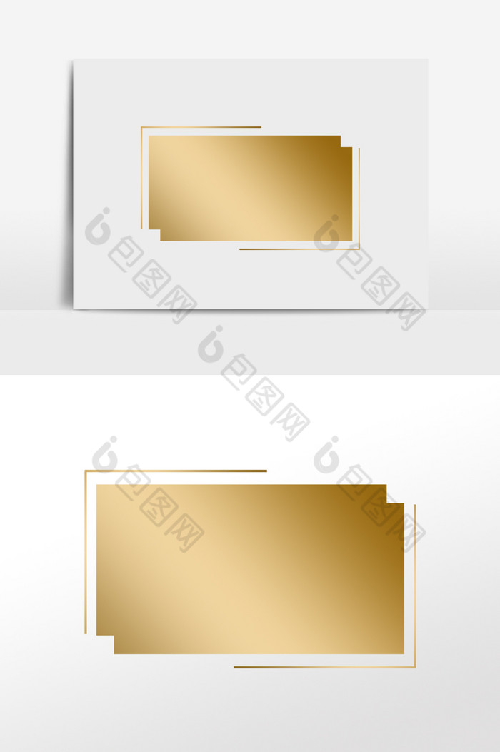 黑金金属长方形边框图片图片