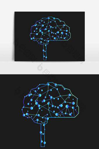 科技大脑智能大脑图片