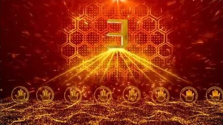 大气红色手掌倒计时启动仪式开幕AE模板