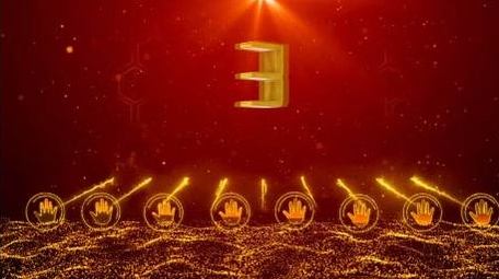 大气红色手掌倒计时启动仪式开幕AE模板