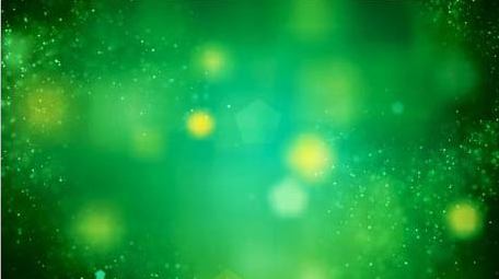 清新唯美绿色粒子晚会舞台背景