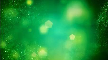 清新唯美绿色粒子晚会舞台背景