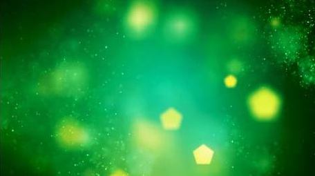 清新唯美绿色粒子晚会舞台背景