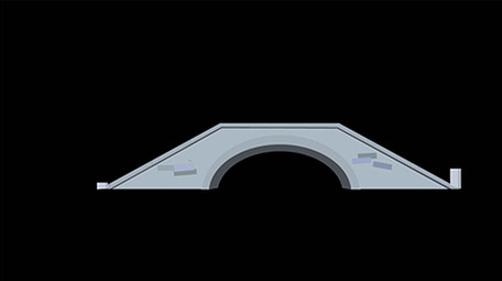 简约扁平画风游乐设施类桥MG动画