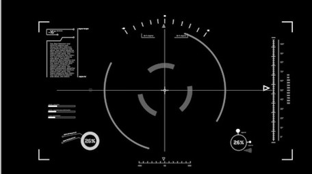 高端科技商务相框带通道特效元素