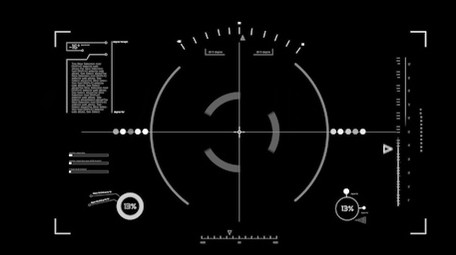 高端科技商务相框带通道特效元素