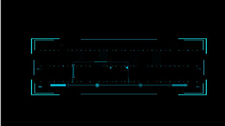 字幕条方框科技商务特效元素