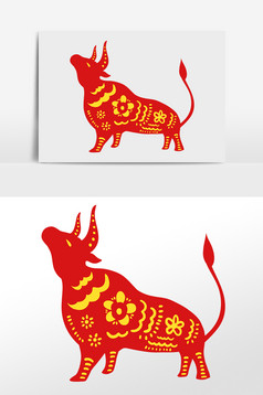 新年春节牛民间图片