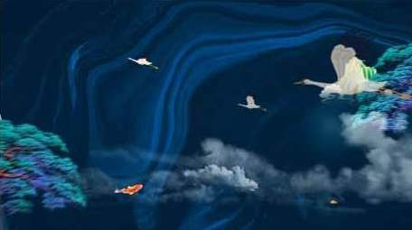 大气中国风鎏金国潮文化水墨片头AE模板