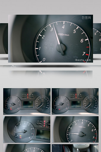 4K实拍汽车仪表视频素材图片