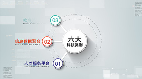 简洁商务<strong>企业</strong>数据分析展示