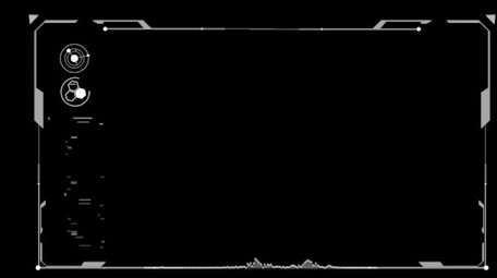科技商务大气图文框带通道特效元素