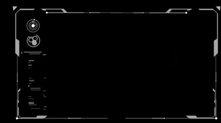 科技商务大气图文框带通道特效元素