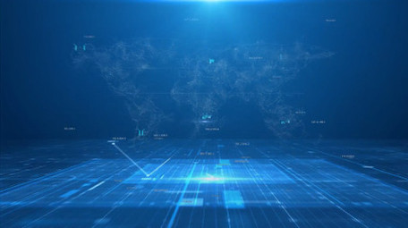 简洁科技感数据标题AE模板