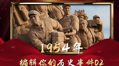 恢弘党政历史铭记历史相册展示宣传PR模板