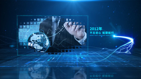 大气科技企业图文片头AE模板