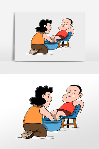 浏览本次作品的用户还可能对卡通,妈妈溺爱孩子,洗脚,卡通