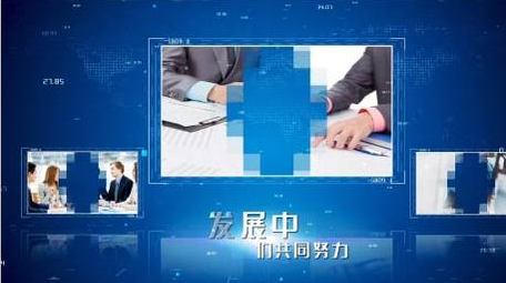 大气商务科技图文宣传晚会开场AE模板