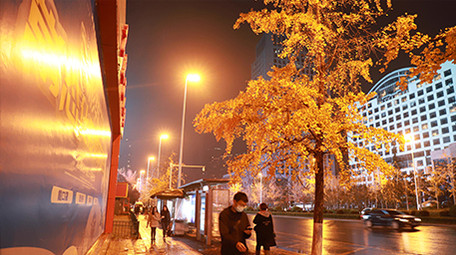 4K延时摄影夜景城市道路车流雨天实拍视频