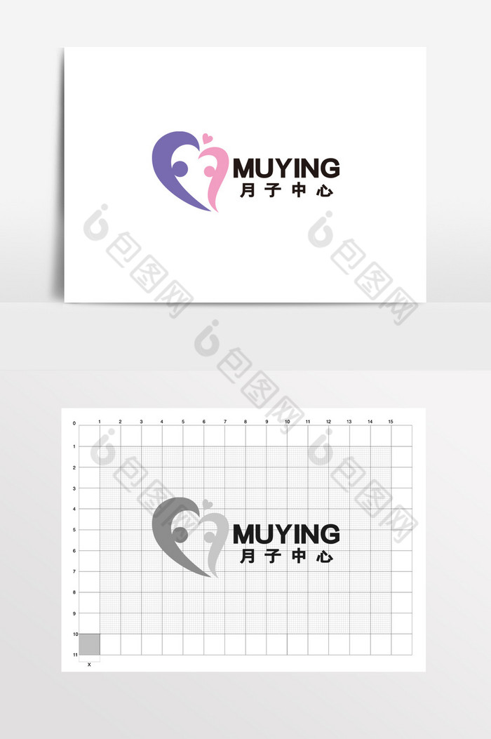当前位置:>包图>广告设计>【cdr转曲】>母婴亲子月子中心婴儿用品logo