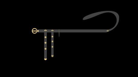 简约扁平画风古代饰品类蹀躞MG动画