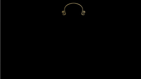 简约扁平画风古代饰品类璎珞MG动画