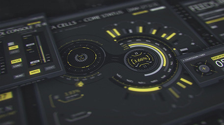 精美科技互联网HUD元素AE模板