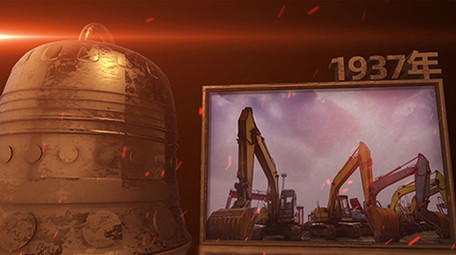 复古泛黄编钟警钟长鸣历史勿忘图文模板