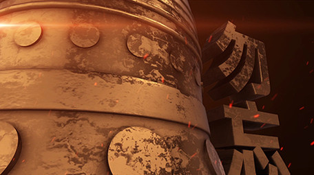 复古泛黄编钟警钟长鸣历史勿忘图文模板