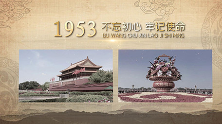 复古怀旧党政历史回忆录图文展示pr模板