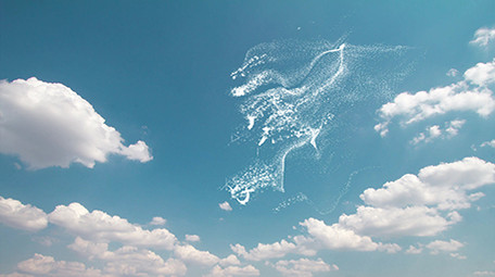 简洁干净粒子片头01