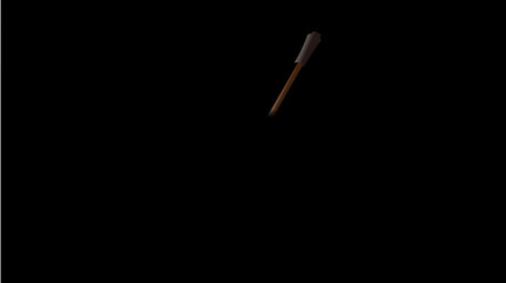 简约扁平画风古风类文具毛笔MG动画